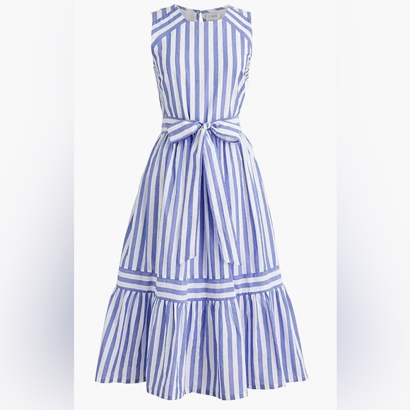 J CREW Striped Midi Dress - Picture 4 of 7